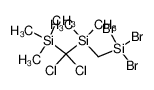 Dichloro-(dimethyl-tribromosilanylmethyl-silanyl)-trimethylsilanyl-methane_68237-39-8