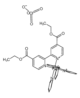 ruthenium(II)bis(bipyridine)(4,4'-dicarboethoxy-2,2'-bipyridine) perchlorate_68264-89-1