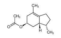 Acetic acid (3S,3aS,5R)-3,7-dimethyl-2,3,3a,4,5,6-hexahydro-1H-inden-5-yl ester_68269-18-1