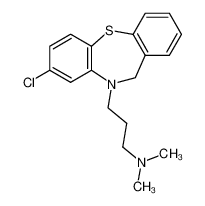 [3-(8-chloro-11H-dibenzo[b,f][1,4]thiazepin-10-yl)-propyl]-dimethyl-amine_6827-82-3