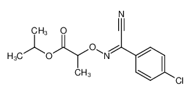 α-Cyano-4-chlor-benzyliden-amino-oxy-α-methylessigsaeureisopropylester_68273-15-4