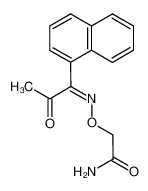 1-Naphtyl-glyoxyloacetyl-2-oxim-acetamid_68274-00-0