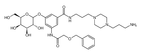 Benzamide,N-[3-[4-(3-aminopropyl)-1-piperazinyl]propyl]-3-(D-galactopyranosyloxy)-5-[[(phenylmethoxy)acetyl]amino]-_682742-17-2