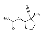Cyclopentanecarbonitrile, 2-(acetyloxy)-1-methyl-, (1S,2R)-_682746-75-4