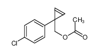 [1-(4-chlorophenyl)cycloprop-2-en-1-yl]methyl acetate_682760-59-4