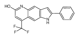 2-phenyl-8-(trifluoromethyl)-1H-pyrrolo[2,3-g]quinolin-6-ol_682761-40-6