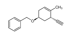 Benzene, [[[(1S,5S)-5-ethynyl-4-methyl-3-cyclohexen-1-yl]oxy]methyl]-_682774-66-9