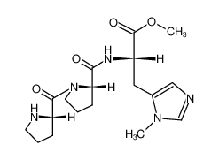 L-prolyl-L-prolyl-Nπ-methyl-L-histidine methyl ester_682776-84-7