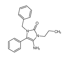 4-amino-1-benzyl-5-phenyl-3-propyl-1,3-dihydro-2H-imidazol-2-one_682784-58-3