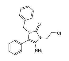 4-amino-1-benzyl-3-(2-chloroethyl)-5-phenyl-1,3-dihydro-2H-imidazol-2-one_682784-59-4