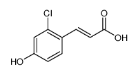 (E)-3-(2-chloro-4-hydroxyphenyl)acrylic acid_682804-97-3