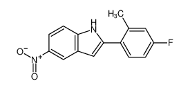1H-Indole, 2-(4-fluoro-2-methylphenyl)-5-nitro-_68290-39-1