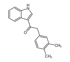 2-(3,4-dimethyl-phenyl)-1-indol-3-yl-ethanone_6831-45-4