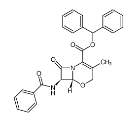 benzhydryl (6R,7R)-7-benzamido-3-methyl-8-oxo-5-oxa-1-azabicyclo[4.2.0]oct-2-ene-2-carboxylate_68314-20-5