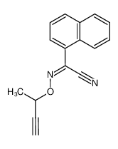 α'-(α-Methylpropargyloximino)-1-naphthylacetonitril_68315-53-7