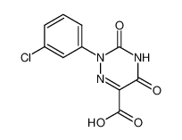 2-(3-chloro-phenyl)-3,5-dioxo-2,3,4,5-tetrahydro-[1,2,4]triazine-6-carboxylic acid_68321-63-1