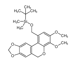 tert-butyl((3,4-dimethoxy-6H-[1,3]dioxolo[4',5':4,5]benzo[1,2-c]chromen-1-yl)methoxy)dimethylsilane_683227-24-9