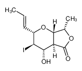 (2S,3R,4S,4aS,7S,7aS)-hexahydro-4-hydroxy-3-iodo-7-methyl-2-(1E)-1-propenyl-5H-furo[3,4-b]pyran-5-one_683239-67-0