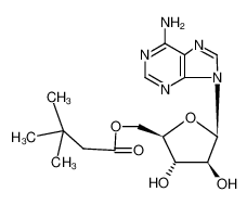 1-(6-amino-purin-9-yl)-O5-(3,3-dimethyl-butyryl)-β-D-1-deoxy-arabinofuranose_68325-42-8