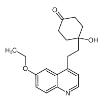 4-[2-(6-ethoxy-quinolin-4-yl)-ethyl]-4-hydroxy-cyclohexanone_683269-59-2