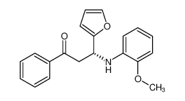 1-Propanone, 3-(2-furanyl)-3-[(2-methoxyphenyl)amino]-1-phenyl-, (3R)-_683275-95-8