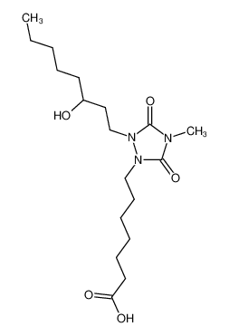 7-[2-(3-hydroxy-octyl)-4-methyl-3,5-dioxo-[1,2,4]triazolidin-1-yl]-heptanoic acid_68329-00-0