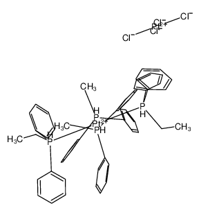 tetrakis(ethyldiphenyl-l5-phosphaneyl)platinum(VI) tetrachloroplatinate(II)_68348-74-3