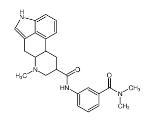 6-methyl-ergoline-8-carboxylic acid 3-dimethylcarbamoyl-anilide_68353-81-1