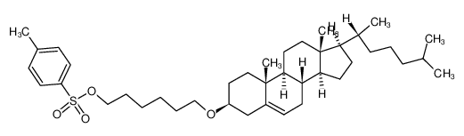 cholest-5-en-3β-yl 6-((p-tolylsulfonyl)oxy)hexyl ether_68354-85-8