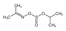 N-isopropylidene-hydroxylamine-O-sulfinic acid isopropyl ester_68370-62-7