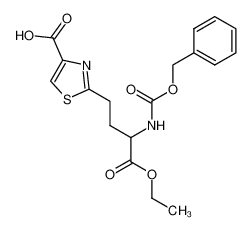 2-(3-benzyloxycarbonylamino-3-ethoxycarbonylpropyl)thiazol-5-carboxylic acid_683742-39-4