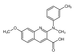 7-methoxy-2-(methyl(m-tolyl)amino)quinoline-3-carboxylic acid_683750-36-9