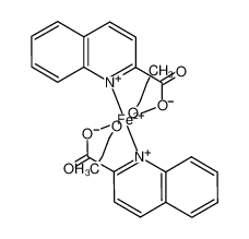 trans-bis(quinoline-2-carboxylato)bis(propanol)iron(II)_683773-77-5