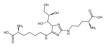 N6-(2-(((S)-4-amino-4-carboxybutyl)amino)-4-((1S,2R)-1,2,3-trihydroxypropyl)-4H-imidazol-5-yl)-L-lysine_683775-08-8