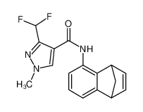 3-(difluoromethyl)-N-(1,4-dihydro-1,4-methanonaphthalen-5-yl)-1-methyl-1H-pyrazole-4-carboxamide_683776-99-0