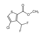 2-Thiophenecarboxylic acid, 4-chloro-3-(difluoromethyl)-, methyl ester_683787-66-8