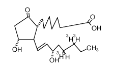 (15S)-11α,15-dihydroxy-9-oxo-[17,17,18,18-3H]prost-13t-en-1-oic acid_68380-88-1