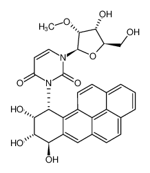 1-((2R,3R,4R,5R)-4-hydroxy-5-(hydroxymethyl)-3-methoxytetrahydrofuran-2-yl)-3-((7R,8S,9R,10R)-7,8,9-trihydroxy-7,8,9,10-tetrahydrobenzo[pqr]tetraphen-10-yl)pyrimidine-2,4(1H,3H)-dione_683810-55-1