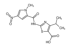 2-(1-methyl-4-nitropyrrole-2-carboxamido)-4-isopropylthiazole-5-carboxylic acid_683815-59-0