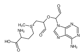 (3-amino-3-carboxypropyl)-[2-[1-(6-aminopurin-9-yl)-2-oxoethoxy]-3-oxopropyl]-methylsulfanium_68385-00-2