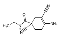 4-Amino-1,3-dicyano-cyclohex-3-enecarboxylic acid ethylamide_68386-52-7