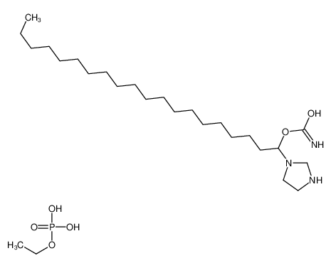 ethyl dihydrogen phosphate,1-imidazolidin-1-ylicosyl carbamate_68400-38-4