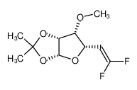 (3aR,5S,6R,6aR)-5-(2,2-Difluoro-vinyl)-6-methoxy-2,2-dimethyl-tetrahydro-furo[2,3-d][1,3]dioxole_68407-16-9