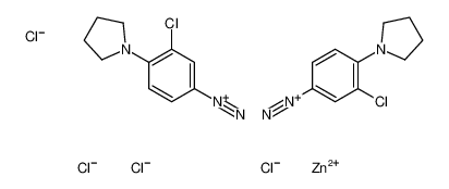 zinc,3-chloro-4-pyrrolidin-1-ylbenzenediazonium,tetrachloride_68413-62-7