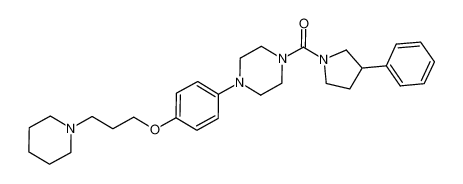 1-[(3-phenyl-1-pyrrolidinyl)carbonyl]-4-(4-{[3-(1-piperidinyl)propyl]oxy}phenyl)piperazine_684246-60-4