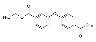 ethyl 3-(4'-acetylphenoxy)benzoate_684255-29-6