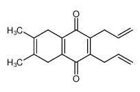 2,3-diallyl-6,7-dimethylnaphthalene-1,4-(5H,8H)-dione_684262-73-5
