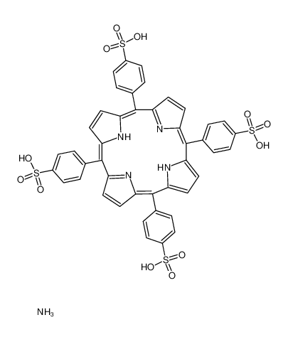 tetra(4-sulfonatophenyl)porphin, ammonium salt_68438-24-4
