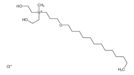 bis(2-hydroxyethyl)-methyl-(3-tridecoxypropyl)azanium,chloride_68444-16-6