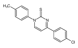 4-(4-chloro-phenyl)-1-p-tolyl-1H-pyrimidine-2-thione_68451-24-1